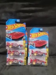 2025 HOT WHEELS Lot Of (5) ‘70 PLYMOUTH SUPERBIRD mainline CASE K (RED)