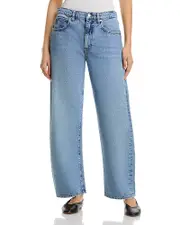 Frame Low Slung Barrel Jeans in Dollhouse