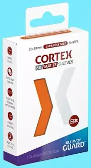 60 ULTIMATE GUARD CORTEX MATTE ORANGE JAPANESE Card SLEEVES Deck Protector tcg