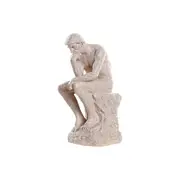 Decorative Figure Dkd Home Decor the Thinker Beige Men 12 x 11 x 25 Cm