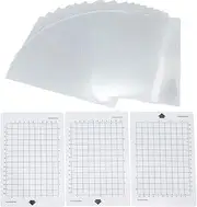 20Pcs Polyester Stencil Sheets and 3Pcs Roughness Cutting Mat Set, Flexible and Sturdy for Crafts, Cutting Machines and More