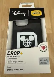 Walt Disney World OtterBox iPhone 14 Pro Max Case Cover D Mickey Ears Logo NEW!