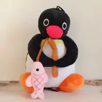 在飛比找蝦皮購物優惠-正版 Pingu 企鵝家族 釣魚款 哥哥 企鵝 玩偶 絨毛玩