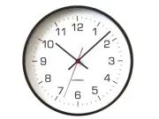 KATOMOKU plywood wall clock 4 km-61BRC Brown radio clock continuous second hand