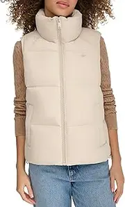 [Dockers] Women's Ultra Filled Quilted Bubble Puffer Vest