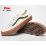 VANS STYLE 136 VR3米白紅全新生膠底硫化舒適輕便環保系列小白鞋