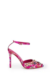 [AZALEA WANG] Oolong Embellished Heels