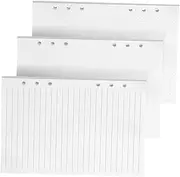 KALLORY 240pcs 6-hole A5 Planner Inserts Smooth Surface Notepad Paper Student-friendly Loose-leaf Refills