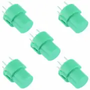 5 x Green Round PCB Keyboard Tactile Push Switch SPST