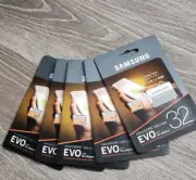 5 Samsung EVO 32GB Micro SD HC Memory Card UHS-I Class 10 U1 95MB/s & SD Adapter