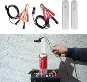 PACLVIO 4Pcs Fuel Injector Cleaner Kit, Universal Fuel Injector Flush Cleaner Adapter DIY Cleaning Tool Kit with Test Lead, for Car Fuel Injector Tester Fuel Pump Pressure Test