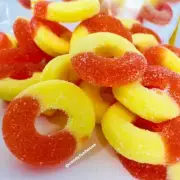 Peach Rings Gummy 18 LBs Bulk Candy Gummies