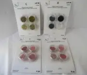 Lot of 4 packs Bead Landing Create & Bake Jewelry Mixers glitter metallic glass