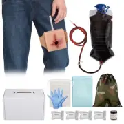 Wearable Wound Packing Task Training Kit, Bleeding Control Trainer for Milita...
