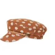 Brixton Ashland Polka Dot Fisherman Cap Size M corduroy