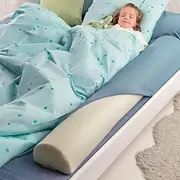 BANBALOO - Pack of 2 - Safety Barrier for Cots - Non-Slip Foam Railing for Travel for Double Beds 150 cm 180 cm Nest, Teepee and Montessori