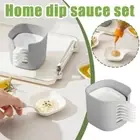 7Pcs/Set Reusable Condiment Containers Mini Sauce Cup Containers Household