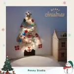 【現貨】𝗣𝗲𝗻𝗻𝘆 𝗦𝘁𝘂𝗱𝗶𝗼🇰🇷韓國DIY毛氈聖誕樹✔聖誕樹掛布 不織布聖誕樹 聖誕節佈置 親子遊戲