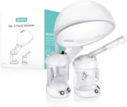 Hair Steamer 2 in 1 Ion Facial Steamer with Extendable Arm Table Top Hair Humidi