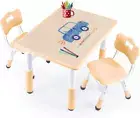 Kids Table and Chairs, Toddler Table and Chairs, Kids Table( 2 Chairs ), Kids Ta