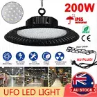 High Bay LED Light 200W UFO Industrial Workshop Warehouse Factory Lamp Garages