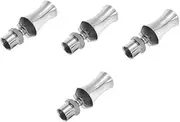 BESPORTBLE 4pcs Fountain Nozzle Mushroom Sprinkler Fountain Spray Head Garden Fountain Head Park Fountain Accessories Water Feature Nozzle Pond Water Spray Nozzle Silver Stainless Steel