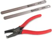 StewMac Fret Pulling Set, with Precision Fret Puller and Chip Stoppers