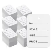 3000 Price Tags, 4.9cm X 3.5cm White Labels Make Labels Y5G54289
