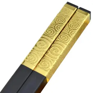 筷子莊正品合金筷 韓國創意套裝高檔禮品酒店日式筷子EKT03十雙裝