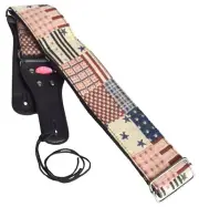 STRAP GUITAR 2.5'' wide With Picks/ Pick holder pocket (Canadian Brand)