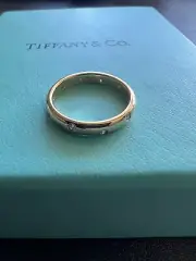 Tiffany & Co. Rose Gold Etoile Diamond Band Ring $3200 HOLIDAY SALE