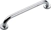 Baluue Sturdy Elderly Safety Handrail 1pc Stainless Steel Grab Bar for Bathroom Prevent Slippery Armrest Thickened Metal Handrail Raised Lines Home Use Accessory