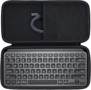Lebakort Hard Carry Case Compatible with Logitech MX Keys Mini Minimalist Wireless Illuminated Keyboard (Graphite Case)