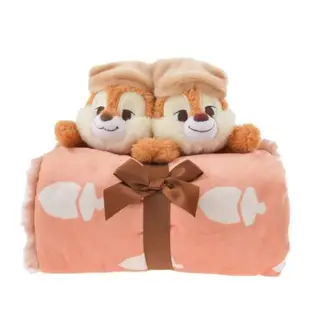 現貨 日本帶回 迪士尼商店 奇奇蒂蒂 毯子 毛毯 娃娃 玩偶