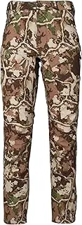 [First Lite] Men’s 308 Lined Pant - Softshell Fleece Lined Stretch Camo Hunting Pants with Hip Vents, Year Round Hunting Gear