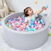 Bluaqua Ball Pit for Toddlers Soft Round Baby Ball Pits 35.4 x 1.96 x 11.8 In...