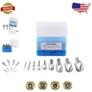 Versatile 9-Piece Countersink Tool Set - High-Speed Steel, 3/16" to 1" Sizes