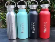 Hydro Flask stainless steel resusable water bottle with flex cap