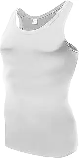 [VgueElegc] Men's Basketball Base Layer Tank Male Basketball Compression Tanks Athletic Compression Tank Tops for Men