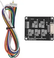 Battery Balancer Active Equalizer 6S Inductive Low Power Consumption Balance Board with Cable Light Indicator 1.2A 2.0V to 4.5V for Pack Maintenance