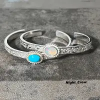 在飛比找蝦皮購物優惠-夜鴉 §Bracelet With TQ&Opal§ 松石&