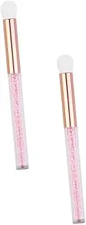 HONMEET 2pcs Eye Makeup Brushes Set Double-sided Brush for Women Professional Eyeshadow Brush Soft Dense Bristles for Daily Use