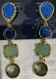 TS TAKING SHAPE Precious Earrings Drop Stud Gemstone jewellery NWT