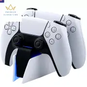 Ps5 Controller Charging Station with Dual Fast Charger Dock for PS5 Dualsense Wi