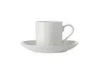 Maxwell & Williams White Basics Straight Demi Cup & Saucer 100ml