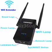 300Mbps Wireless WiFi Repeater Router Range Extender Signal Booster EU / US Plug