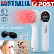 Portable Near Red Light Device Cold Laser Infrared Therapy Lampe 650nm&808nm AU