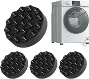 Anti Vibration Pads for Washing Machine | 4 Strong Adsorption Anti Vibration Mat | Steady Spin Washing Machine Anti-Vibration Stabilizer Pad for Washer and Dryer Machine