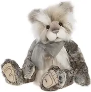 Charlie Bears Conor Plush Teddy Bear Clocktower Collection 37 CM Grey