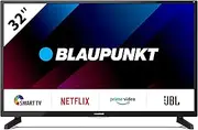 Blaupunkt BF32H2352CGKB 32 Inch HD Ready 768p LED Smart TV with Freeview Play, 3 x HDMI, 2 x USB and USB Media Player - Black